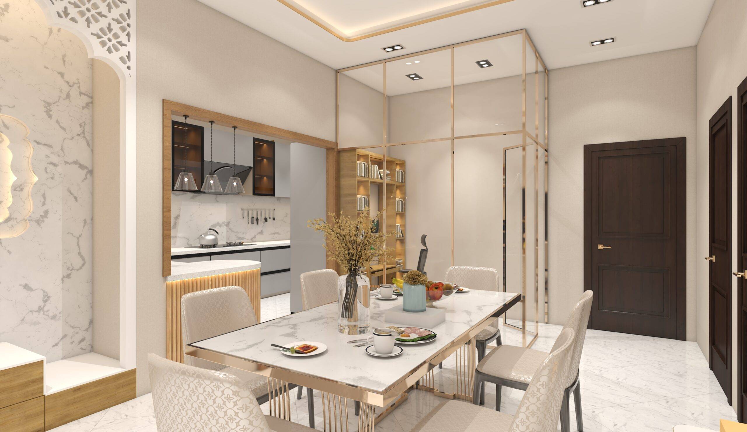 3. Dining And Kitchen Area View